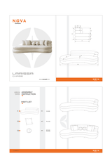 Sandy Ivory Boucle Chaise Lounge - Ella Furniture