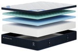 Dreamcloud Premier Memory Foam White Queen Mattress angled view