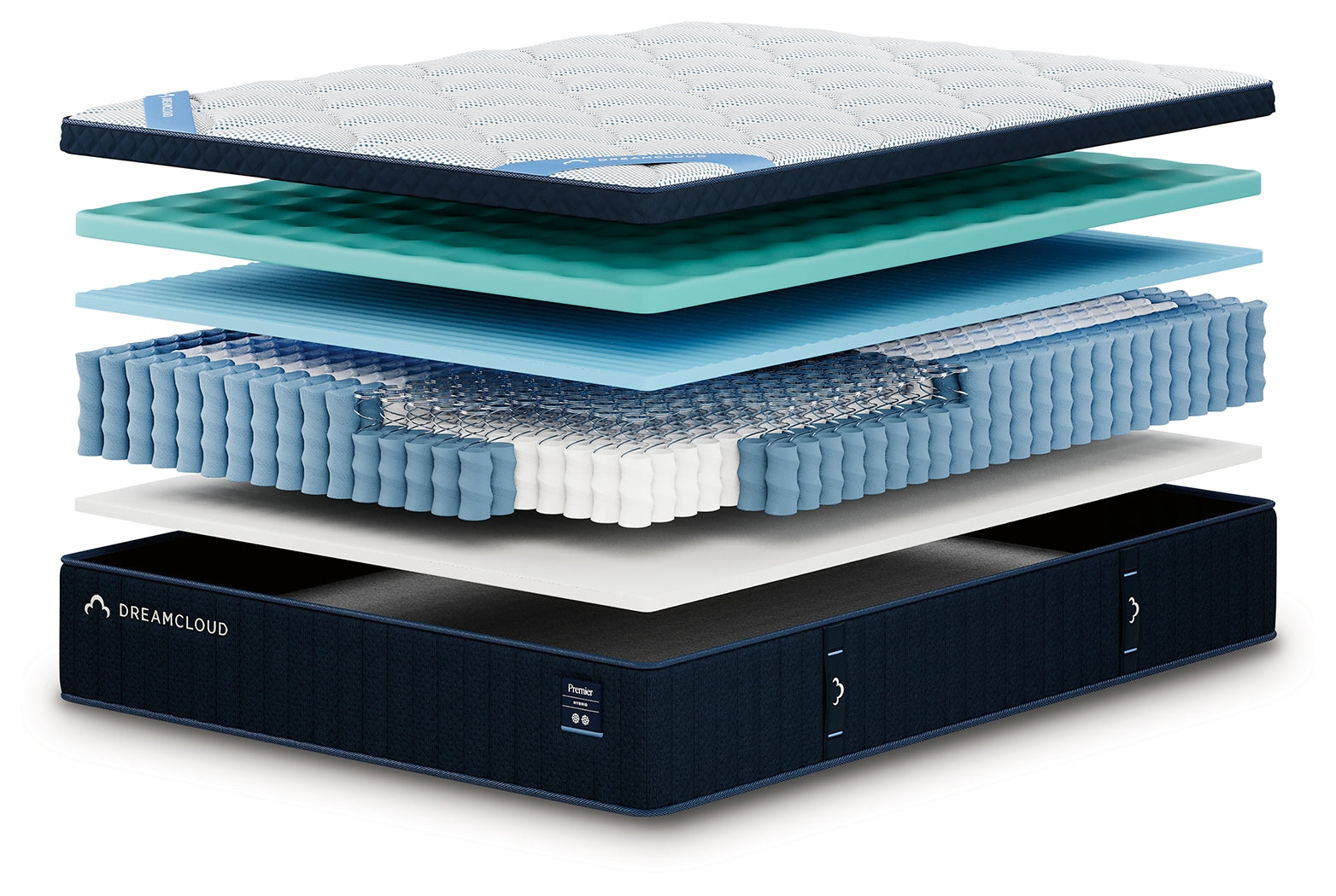 DreamCloud Premier Hybrid White Queen Mattress