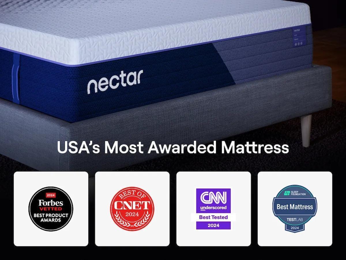Nectar Luxe Hybrid 5.1 White Twin XL Mattress