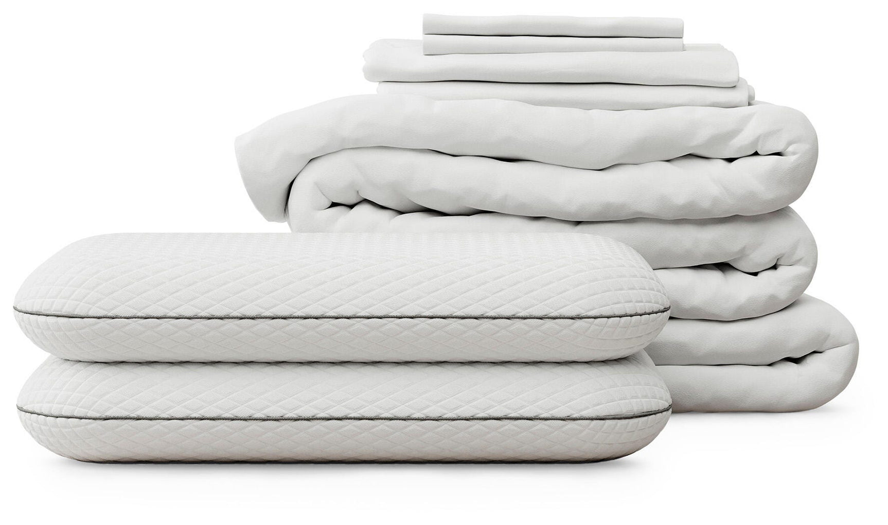 RH Mattress Protect Bundle White Queen Bedding Bundle from Ella Furniture