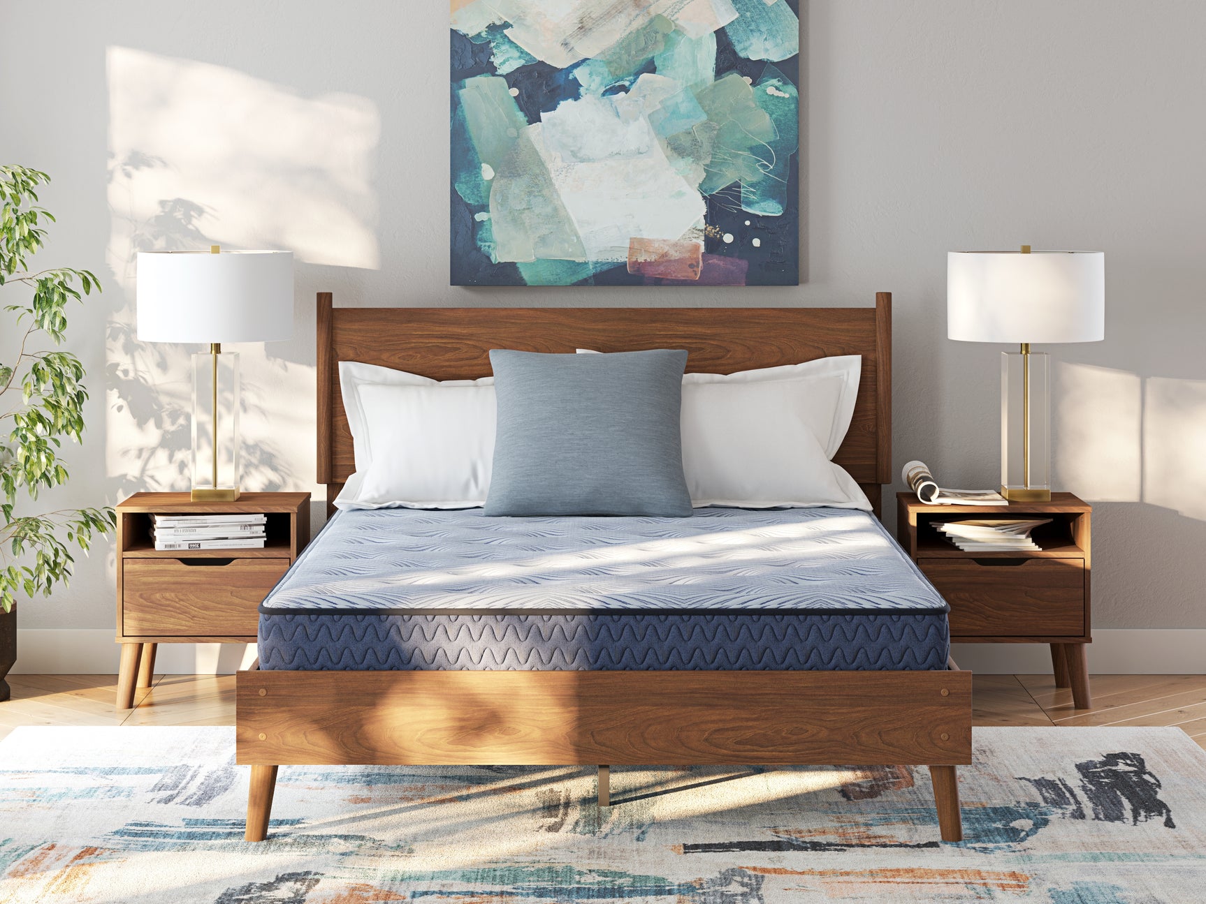 Peak 2.0 Bonnell Light Blue Twin Mattress