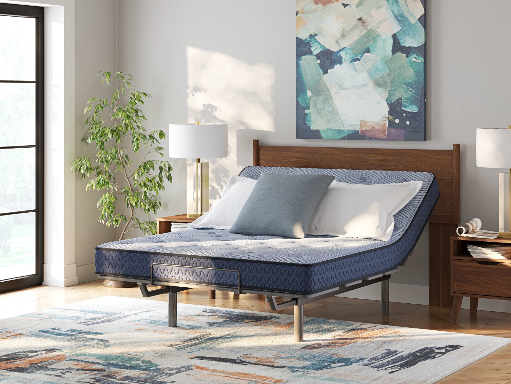 Peak 2.0 Bonnell Light Blue Full Mattress