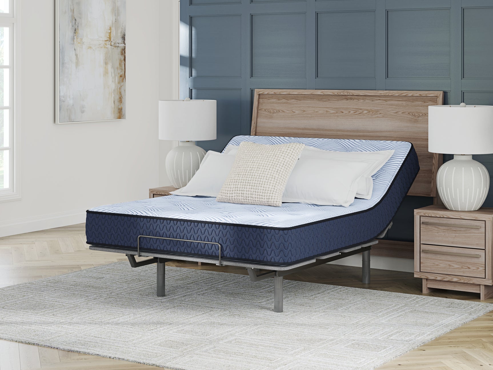 Peak 2.0 10 Hybrid Light Blue Twin Mattress