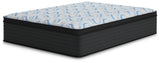 Elite Springs Plush Gray/Blue Twin Mattress
