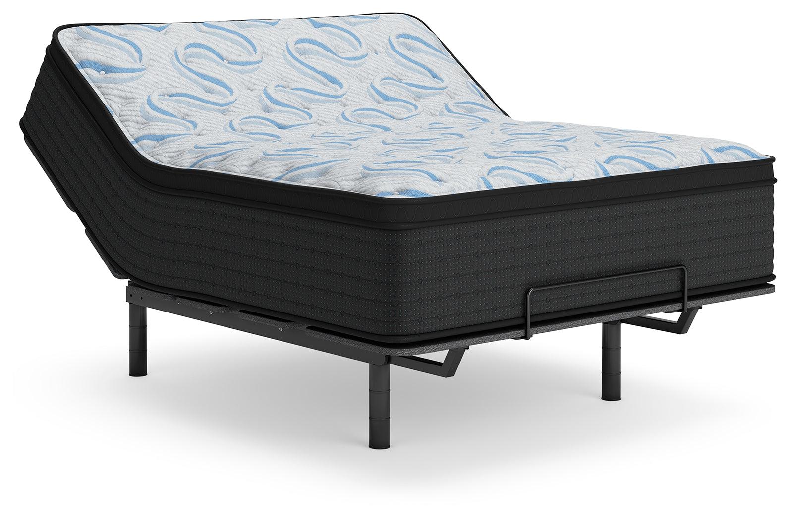 Elite Springs Plush Gray/Blue Twin Mattress