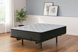 Elite Springs Plush Gray/Blue Queen Mattress