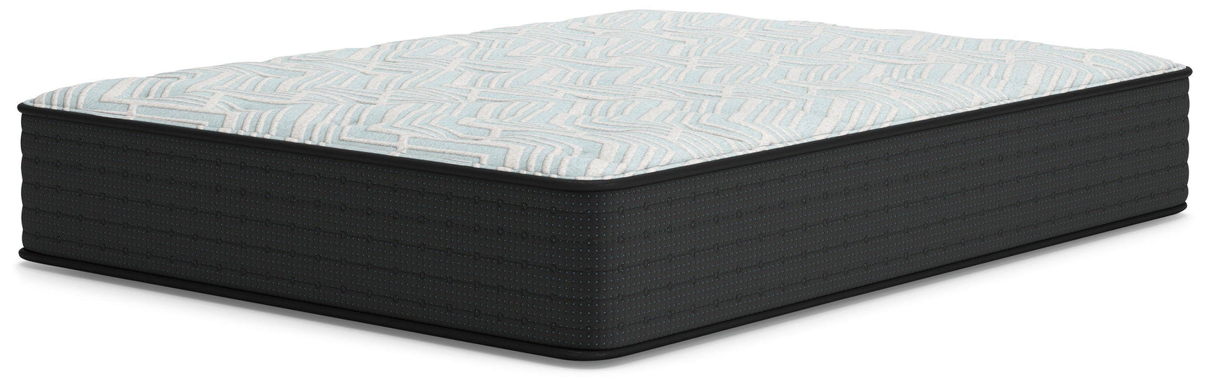 Palisades Plush Gray Blue Twin Mattress