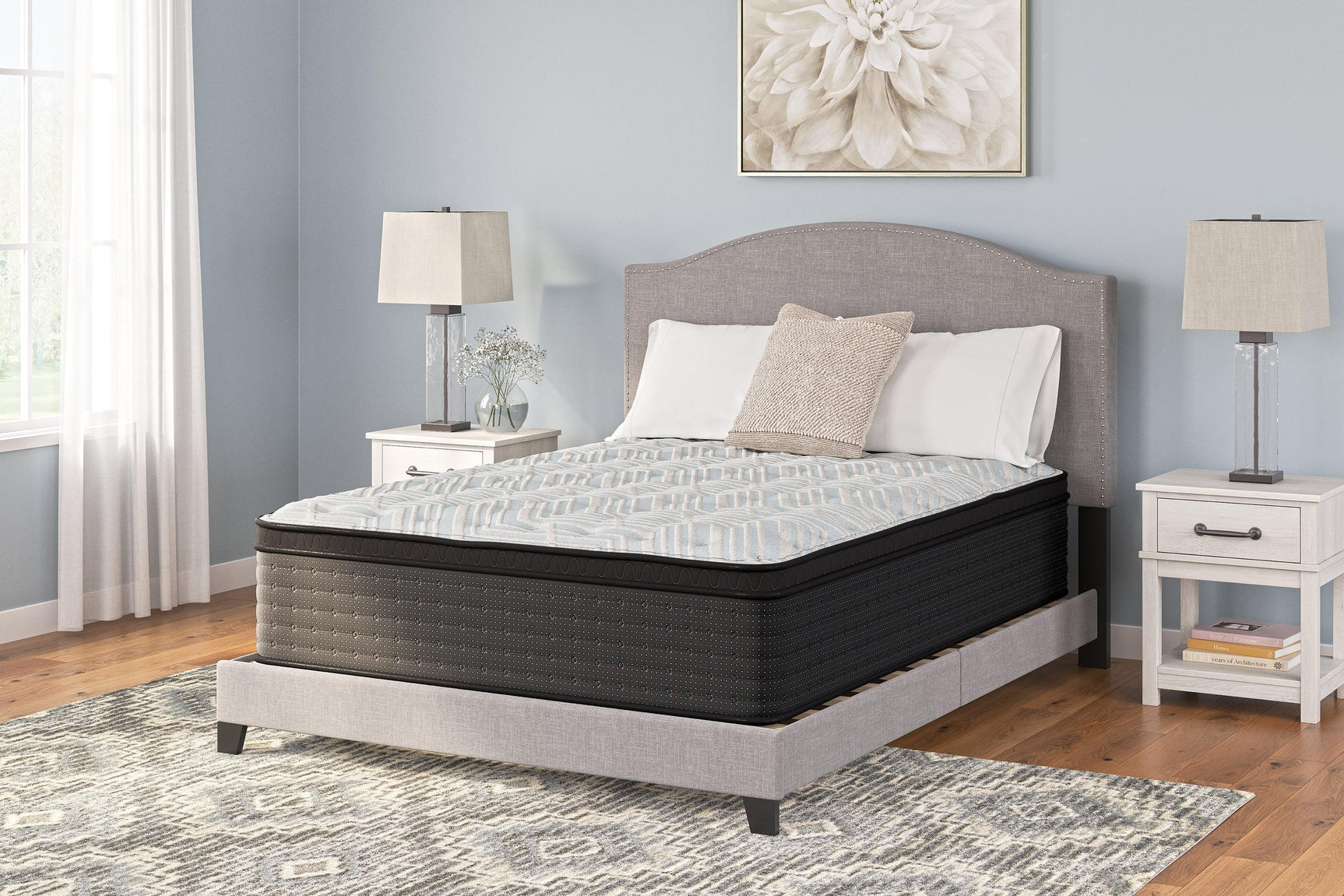 Palisades Et Gray Blue King Mattress