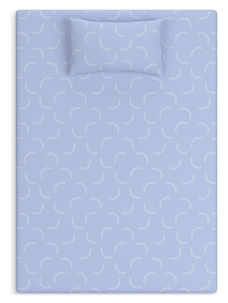 Ikidz Ocean Blue Full Mattress And Pillow