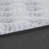 Comfort Plus Gray Twin Mattress finish detail