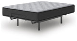 Comfort Plus Gray King Mattress angled view