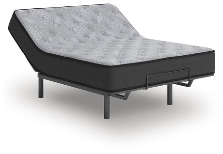 Comfort Plus Gray King Mattress angled view