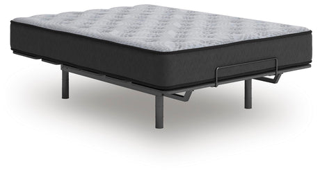 Comfort Plus Gray King Mattress angled view