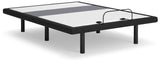 Best Base with Lumbar and Audio Charcoal Gray Queen Adjustable Base