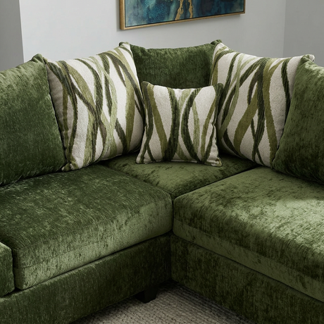 Gia Cactus Fabric Sectional Sofa view 3