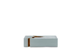 Leah Glass Whitegold 3-Piece Coffee Table - Ella Furniture