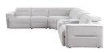 Nexus Light Grey Fabric Power Reclining 6-Piece Sectional view 3