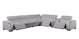 Picasso Light Gray 7-Piece Power Reclining Sectional