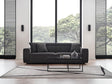 Milos Black 3-Seater Sofa - Ella Furniture
