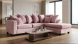 Kora Pink Fabric 2-Piece Sectional Sofa with Chaise from Ella Furniture