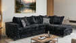 Mamba Black Fabric Sectional Sofa from Ella Furniture