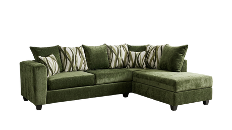 Gia Cactus Fabric Sectional Sofa view 2