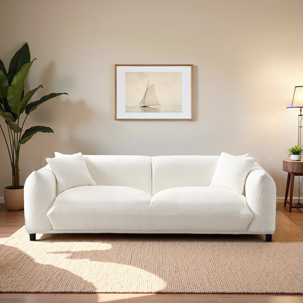 Veronica Cream Boucle Sofa