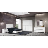 Volare Croco White Nightstand