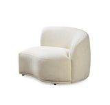 Emily Ivory Boucle 3-Piece Curved 138" Sectional