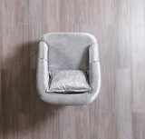 Ella Silver Velvet Chair