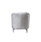 Ella Silver Velvet Chair