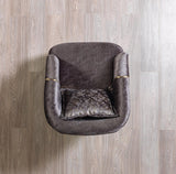 Ella Smoke Velvet Sofa 89" & Loveseat 69"