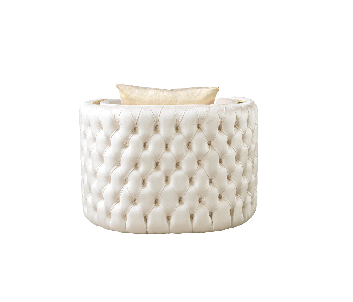 Sofia Ivory Velvet Chair