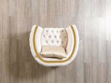 Sofia Ivory Velvet Chair