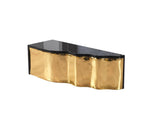 Leah Wood Black/gold 3-Piece Coffee Table - Ella Furniture