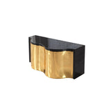 Leah Wood Black/gold 3-Piece Coffee Table - Ella Furniture