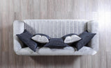Avery Silver-gray Velvet Sofa & Loveseat - Ella Furniture