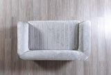Avery Silver-gray Velvet Sofa & Loveseat - Ella Furniture
