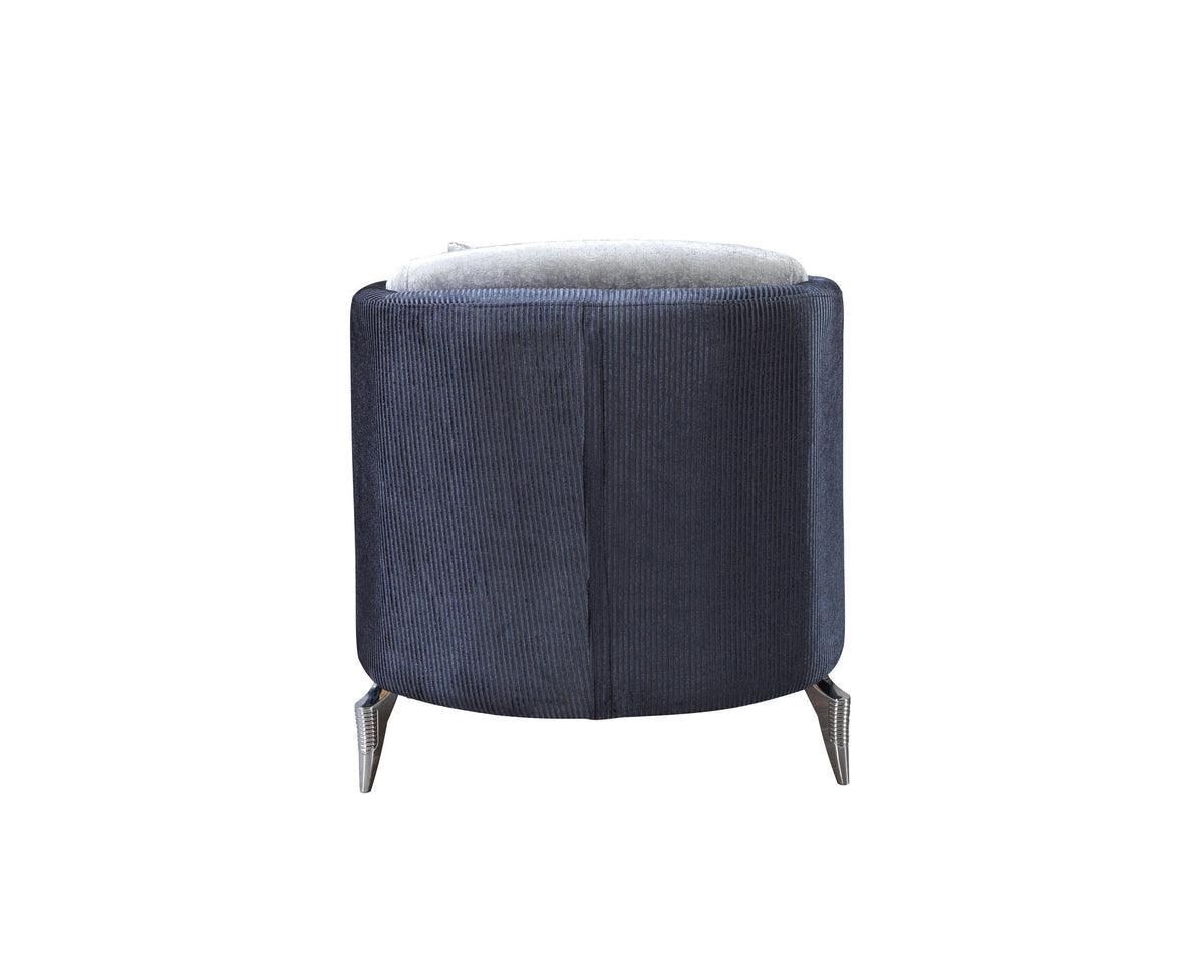 Avery Silver-gray Velvet Sofa & Loveseat - Ella Furniture
