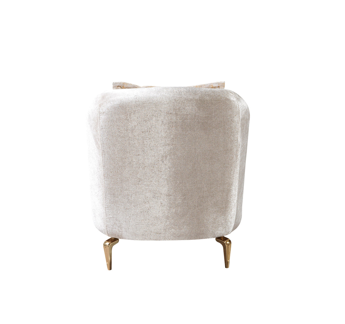 Ella Ivory Velvet Chair