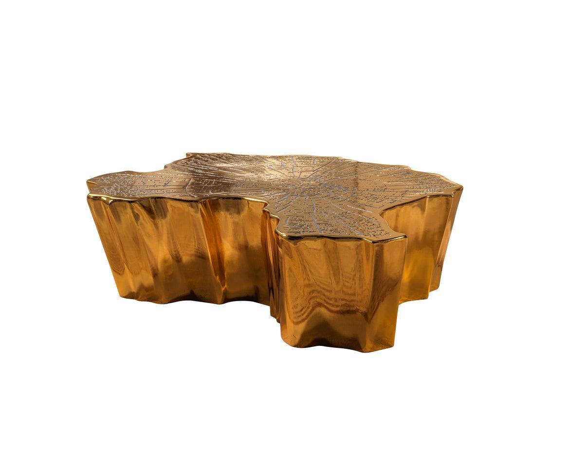 Amelia Gold Coffee Table - Ella Furniture