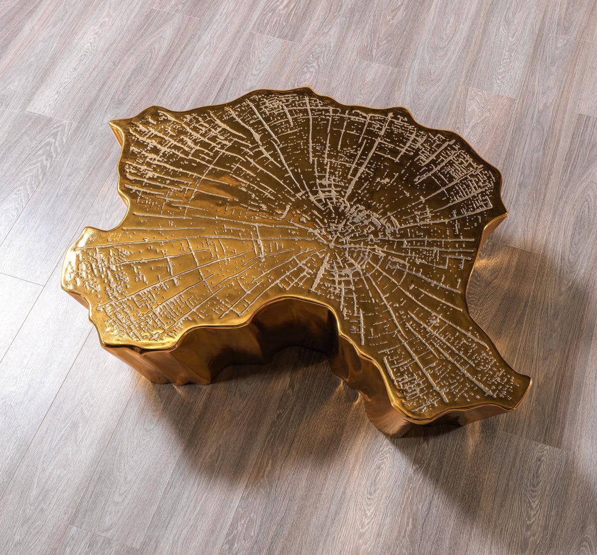 Amelia Gold Coffee Table - Ella Furniture