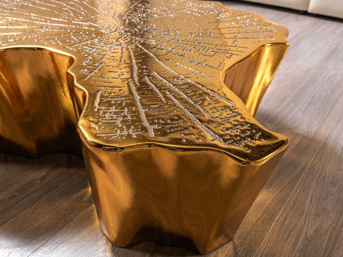 Amelia Gold Coffee Table - Ella Furniture