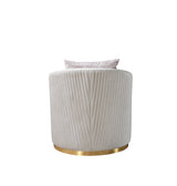Barona Ivory Velvet Chair