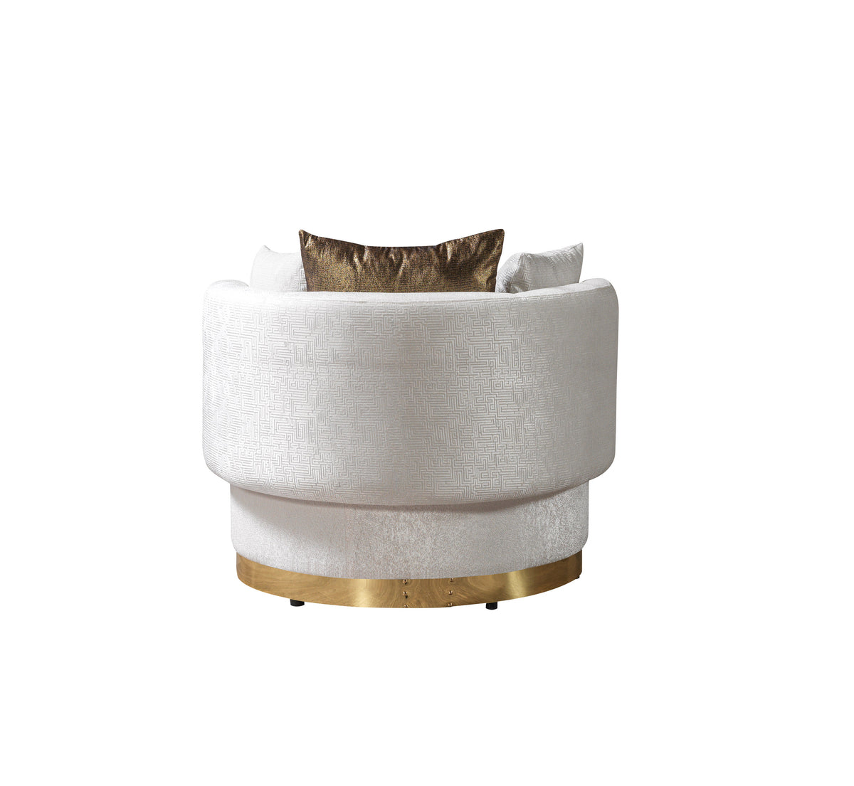Anne Ivory Velvet Chair