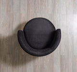 Anne Black Velvet Chair