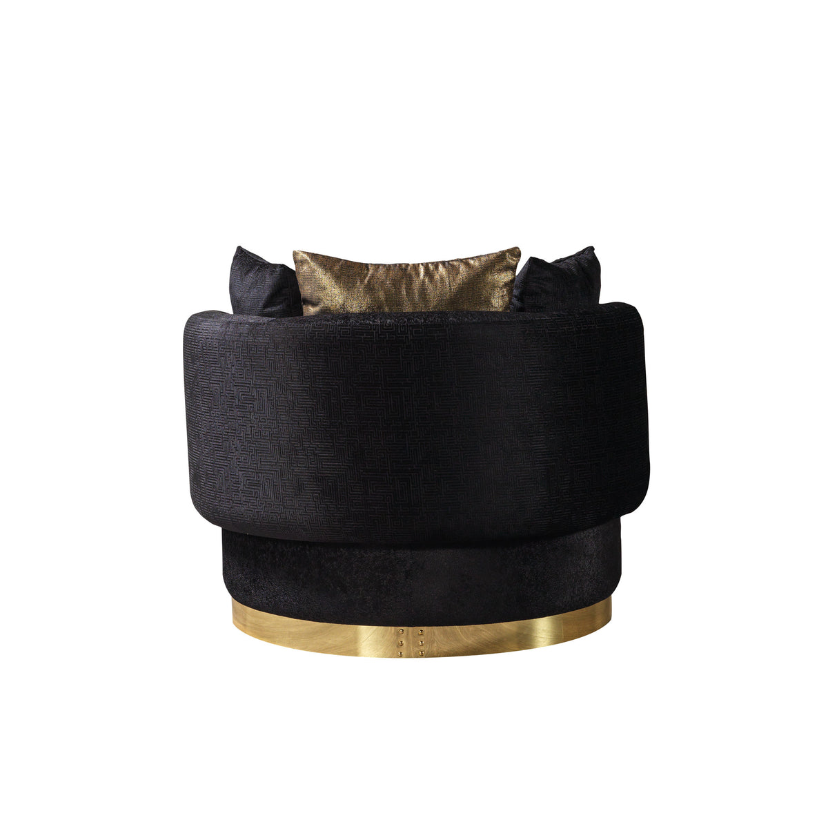 Anne Black Velvet Chair