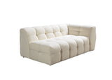 Ivy Ivory Boucle LAF 110" Sectional view 19
