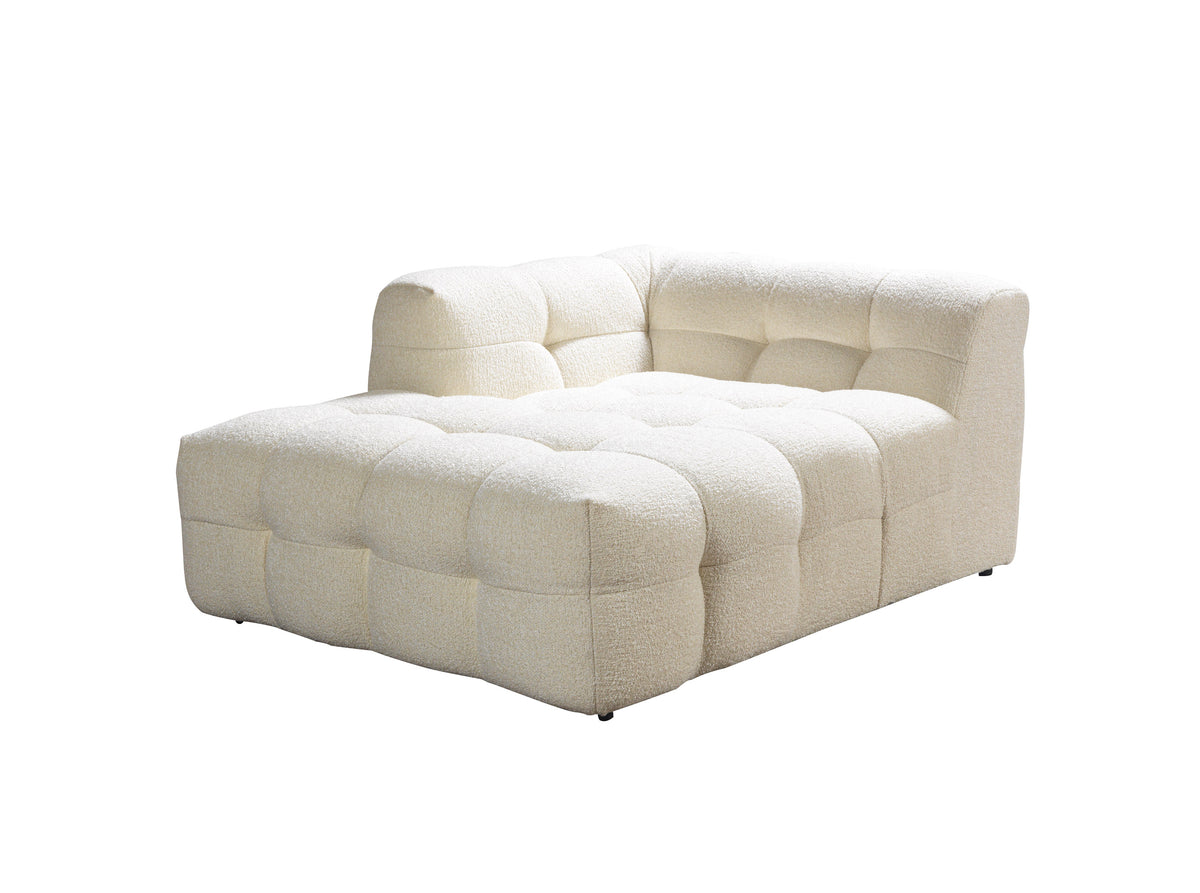 Ivy Ivory Boucle LAF 110" Sectional view 18